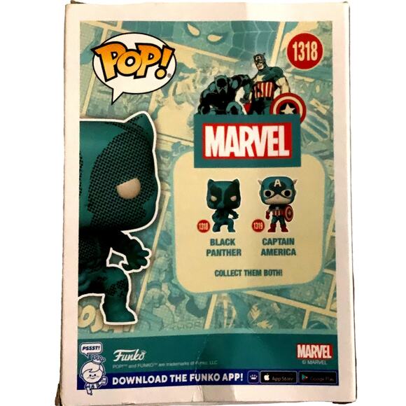 Funko POP! Marvel Black Panther 1318  FAC-053571-23187 Bobblehead Vinyl Figurine - Picture 2 of 6
